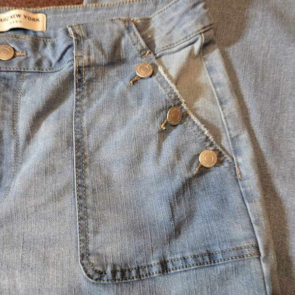 Marc New York High Rise Sailor Jean Size 14 32x29 Light Wash Denim Like New! - Picture 2 of 12